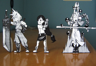 Illustration for article titled What's More Glorious Than HD Final Fantasy VII? Paper Final Fantasy VII.